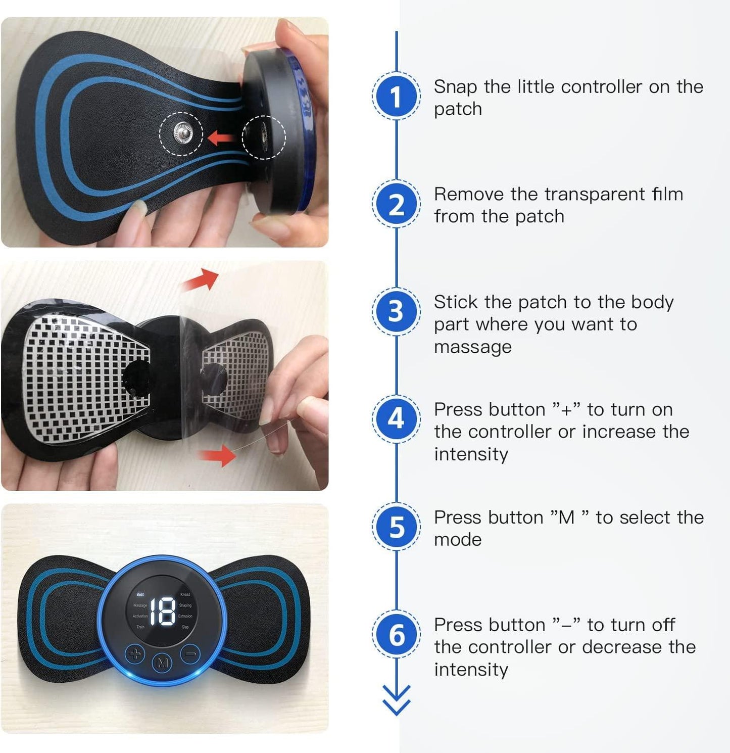 Wireless Portable body massager - Hushay